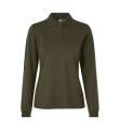 Poloshirt Stretch Langrmet - dame