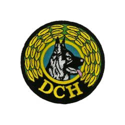 DcH emblem i stof - rundt